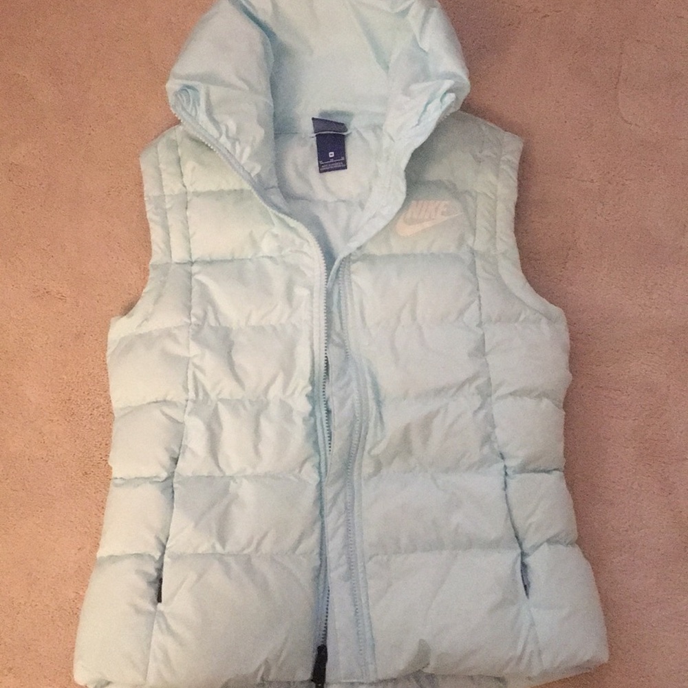 Nike light blue vest